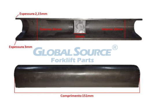 Detalhes do produto MANCAL SUP MAQUINA CHINESA 2,5 TON