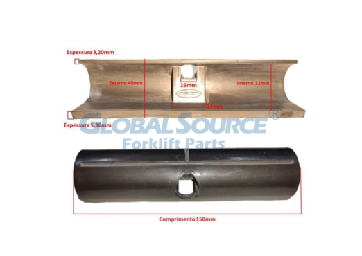 Detalhes do produto MANCAL SUP MAQUINA CHINESA 3 TON