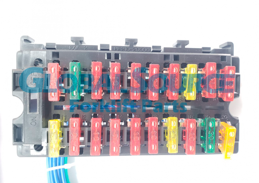 CAIXA DE FUSIVEL PC200 KOMATSU 20 VIAS CAIXA DE FUSIVEL PC200 KOMATSU 20 VIAS