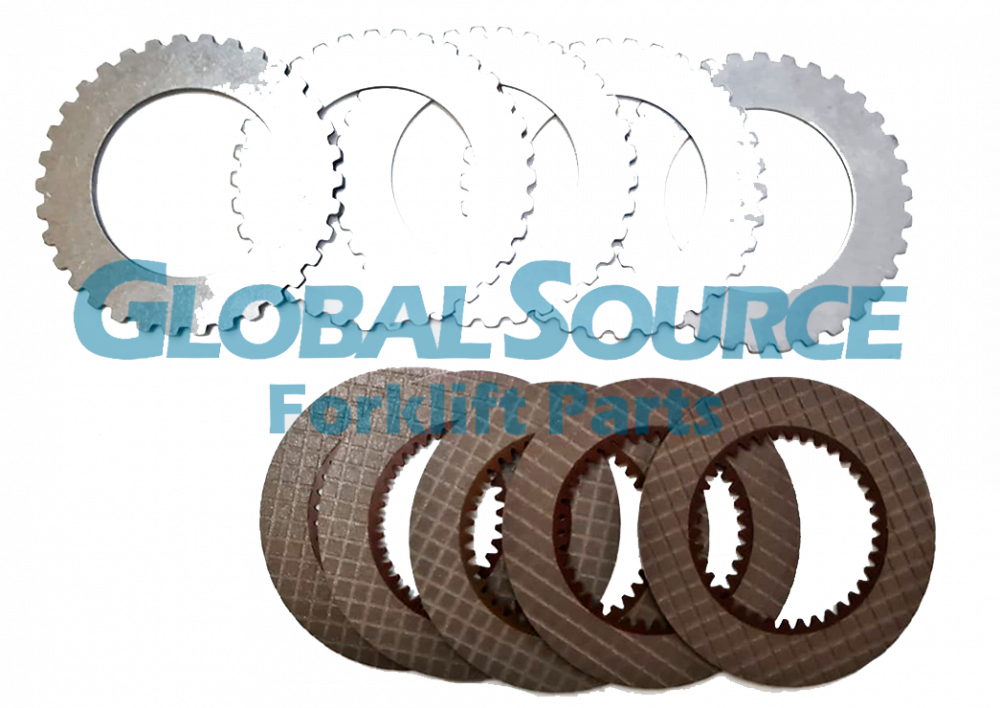 KIT PLACA E DISCO 4 AÇO + 5 PAPER + 1 PRESSÃO