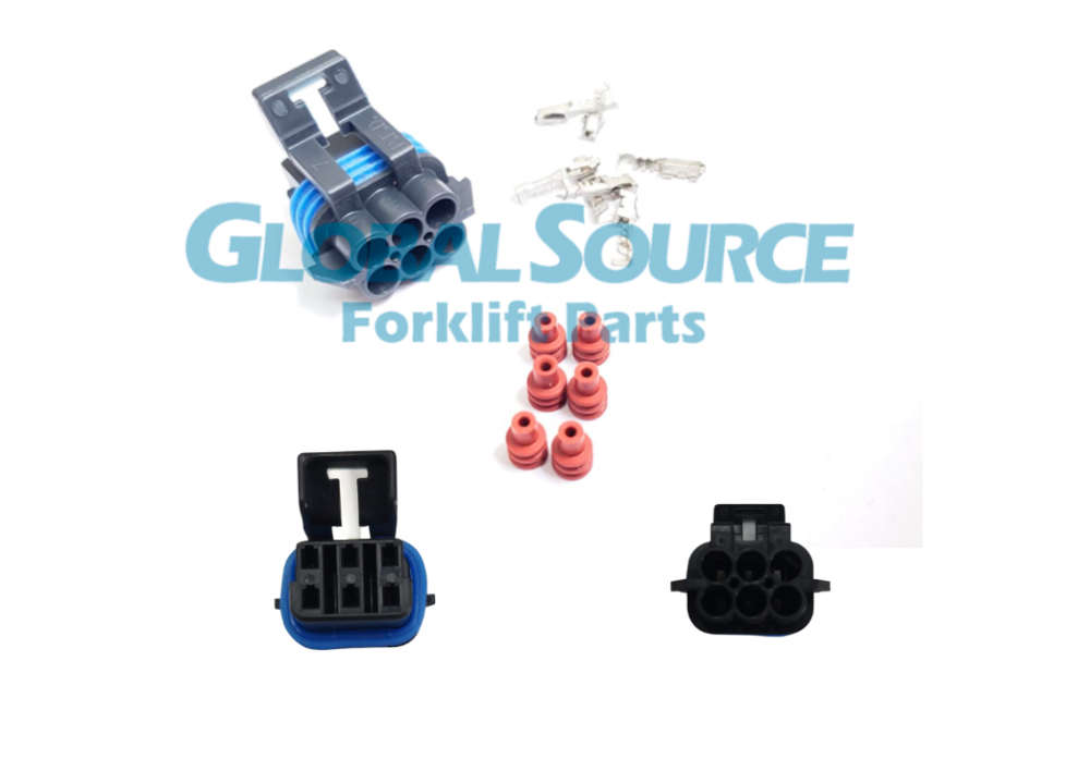 CONECTOR 6 VIAS DELPHI MACHO APLICA NA LANTERNA 2056824 CONECTOR 6 VIAS DELPHI MACHO APLICA NA LANTERNA 2056824